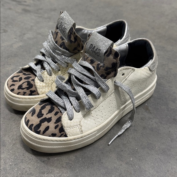 P448 Shoes - P448 You Can Surf Later Leopard Tongue Womens Sneakers Size 35 US 5.5